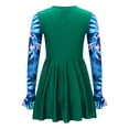 thumbnail image 2 of iiniim Kids Girls Floral Long Sleeve Modest Swim Dress Hijab Swimsuit Beach Rashguard Cover Up 6-16 Dark Green 16, 2 of 7