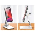 thumbnail image 2 of Soporte para tableta plegable y de altura ajustable, soporte para tableta compatible con estuche grueso para escritorio compatible con teléfonos/ipad/Samsung Galaxy Tabs/Switch/Kindle (4-12 pulgadas) Namotu CZDZ-ZC24-1, 2 of 7