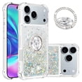 thumbnail image 1 of GANGXUN Funda Glitter Líquida para iPhone 17 Pro con Anillo Brillante, TPU Antichoques y Esquinas Reforzadas, Soporte, 1 of 6