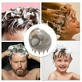 thumbnail image 6 of Unique Bargains 1 Pc Round Hair Shampoo Brush for Head Massage 3.78"x3.54" Gray, 6 of 6