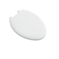 thumbnail image 6 of Mainstays Plastic Elongated Toilet Seat in Daisy White, 6 of 8