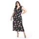 thumbnail image 1 of Vestido Largo Roman Fashion 8802X-10 Talla Extra Negro, 1 of 7