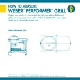 thumbnail image 2 of Duck Covers Essential Water-Resistant 40 Inch BBQ Grill Cover for Weber Performer, Mocha, 2 of 14