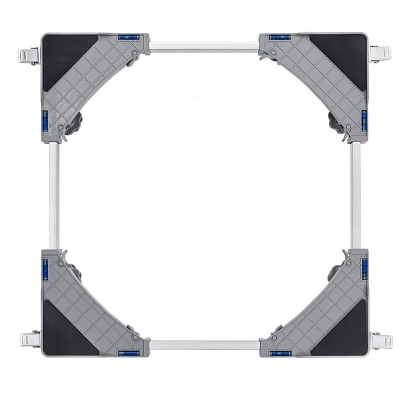 Universal Mobile Base Stand for Mini Fridge, Washer & Dryer - 400 lbs Capacity, 4 Locking Swivel Wheels & Adjustable Feet, Heavy Duty Pedestal