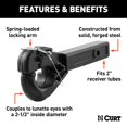 thumbnail image 3 of Soporte para receptor Pintle Hook Curt 48004 para 9.072 kg de capacidad, 3 of 5