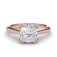 thumbnail image 1 of 2.00 Ct Brilliant Cushion Cut Diamond Bridal Rings Solid 18K Rose Gold, 1 of 4