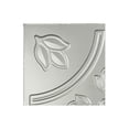 thumbnail image 1 of Fasade Easy Installation Traditional 5 Brushed Aluminum Glue Up Ceiling Tile/ Ceiling Panel (12" X 12" Sample), 1 of 1