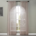 thumbnail image 2 of Open Weave Cinder Grey Linen Sheer (1 Panel), Open Weave Cinder Grey, 50W X 96L, 2 of 6