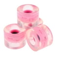 thumbnail image 1 of LOVIVER 4pcs 60mm Light Up Skateboard Longboard Wheels Night 78A Pink, 1 of 8