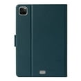 thumbnail image 3 of iPad Pro 11 2020 Case, iPad Pro 11 inch 2nd Generation Case, Dteck Slim Fit PU Leather Magnetic Flip Case Buitl-in Card Slots Auto Wake Sleep Cover,Deep Green, 3 of 8