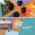 thumbnail image 4 of OULII 100 Pins Decorative Push Pin Heart Shape for Geography Lessons, 4 of 8