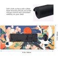 thumbnail image 6 of Japanese Art Gaming Mouse Pad XL, Extended Stitched Edges Mousepad, Large Mouse Mat Desk Pad, Long Non-Slip Rubber Base Mice Pad（35.5x16 Inch）, 6 of 6