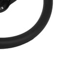 thumbnail image 4 of NFTIGB 13 Inches / 33 cm Racing Style Car Steering Wheel, Polyurethane and Aluminum Construction, Universal Fitment for Standard 6-Hole Hub Adapters, Black, 4 of 9