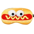thumbnail image 1 of Máscara para dormir con estampado de anime, hamburguesa, supersuave, 1 of 1