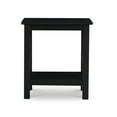 thumbnail image 3 of Linon Davis Indoor End Table with Shelf, 22" Tall, Black, 3 of 11