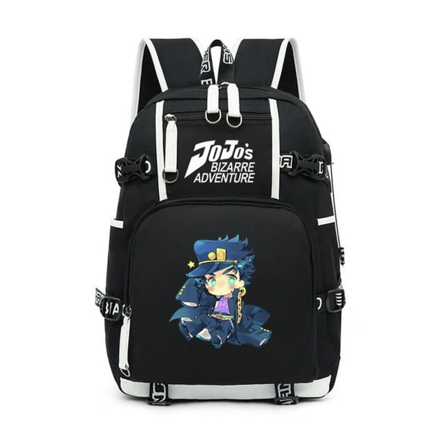 Mochila JoJos Bizarres Adventures Kujos Jotaros Cartoon Kids