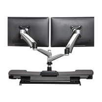 Vari Dual-Monitor Arm - Monitor Mount w/ 360 Degree Adjustment for Monitors up to 27 inches, 19.8 lbs