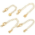 thumbnail image 4 of LABSERRON Necklace Chain Extender 8Pcs Copper Alloy Material for Personalization Anniversary Day, 4 of 8