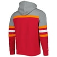 thumbnail image 3 of Men's Mitchell & Ness Red/Heathered Gray Tampa Bay Buccaneers Head Coach Pullover Hoodie, 3 of 3