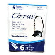 Genuine Cirrus Style C Canister Hepa Bags - 6 Pack C-14020