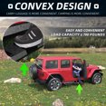 thumbnail image 5 of Olurrisa Heavy Duty Running Boards for Jeep Wrangler JL & 4XE, 2-Piece Black Nerf Bars with Two-Stair Layout, 700 lbs Capacity, 2018-2025 Models, 5 of 9