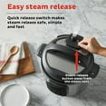thumbnail image 6 of Instant Pot 8Qt RIO Chef Series 7-in-1 Multi-Cooker, Pressure Cook, Slow Cook, & more, Black, 6 of 10