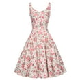 thumbnail image 2 of Zorckvet Sleeveless Dresses for Women A Line Vintage Sundresses Summer Cocktail Womens Dress Party, 2 of 7