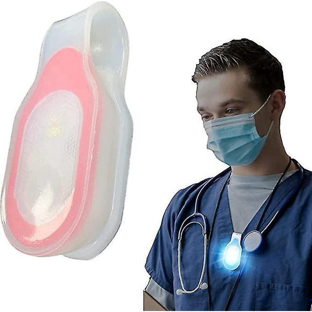 Luces LED portátiles para enfermeras con clip magnético manos libres, para caminar, caminar, correr, médicos