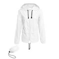 thumbnail image 6 of Avoogue Raincoat Women Lightweight Waterproof Rain Jackets Packable Outdoor Hooded Windbreaker, 6 of 10