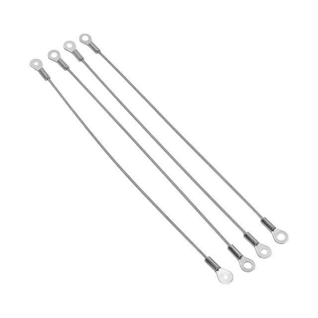 Cable Para Colgar Fotos Con Lazo, Cuerda Para Colgar Marcos De Seguridad Resistente, 4 Piezas, Suspensión De Carga De 33 Libras Para Luces De Bricolaje