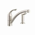 thumbnail image 2 of Viper Kitchen Faucet With Spray And Deck Plate, One Handle, 1.75 Gpm Aeration/2.2 Gpm Spray, Stainless Steel, 2 of 5