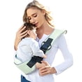 thumbnail image 1 of Shiaon Toddler Sling Carrier Lightweight Baby Carrier Baby Hip Carrier con Hip Seat Carrier para niños pequeños, Baby Sling Carrier Toddler Carrier Slings Carrying Más de 60 lbs, Mint Green, 1 of 3