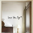 thumbnail image 5 of Love You,Bye,Wood Sign Home Decor,Boho Home Modern Wall Art Decor Express Love and Warm for Your Family Lovers,Room Entryway Hallway Decor, 5 of 7