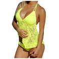 thumbnail image 2 of Swim Suits for Women 2026 Two Piece Tankini Bathing Suit Tops With Shorts Womens Two Piece Swimsuits Athletic Swimwear, 2 of 6