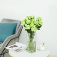 thumbnail image 5 of 12PCS Artificial Silk Flowers Realistic Roses Bouquet Long Stem for Home Wedding Decoration Party (Green), 5 of 5