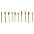 thumbnail image 4 of Limas rotativas de borde de doble corte, 10 piezas Kit de brocas giratorias de doble corte Brocas para tallar madera Salida de alta intensidad, 4 of 12
