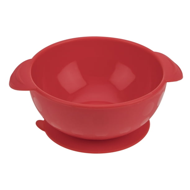 Nuby Sure Grip Silicone Bowl with Handle Pink - Walmart