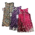 thumbnail image 3 of Lavender by Us Angels Big Girls' Sleeveless Lined Flippable Sequin Dress (Silver/Hot Pink, 10/12), 3 of 3