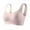 Pink, variant on Bras for Women Plus Size Front Closure Full Coverage No Underwire Bras for Seniors Comfort Wireless Front Close Push up Bras with Back Support Lace Sleeping Everyday Bras