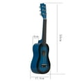 thumbnail image 2 of SHOWERORO Beginners Guitar Music Instrument Acoustic Guitar Blue for Kids Home Practice 1Set, 2 of 7