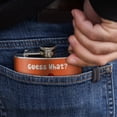 thumbnail image 3 of Guess What Chicken Butt Funny Stainless Steel 5oz Hip Drink Kidney Flask, 3 of 3