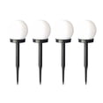 thumbnail image 1 of Lumières Solaires en Forme de Boule Blanche pour Chemin Extérieur Jardin Étanches et Résistantes à l'Eau LED pour Allée 4 Pcs, 1 of 4