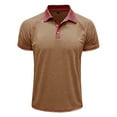 thumbnail image 5 of yillto Men Big and Tall Tshirts Collared Button down Short Sleeve Golf Shirt Causal Business Tops, 5 of 7