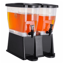 3 Gallon Drink Dispenser 2 Pack, Beverage Dispensers with Stand & Spigot, Plastic Juice Dispenser for Parties, Iced Tea Water Lemonade