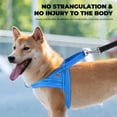 thumbnail image 6 of MASBRILL Reflective Dog Harness No Pull No Choking with Handle, Breathable Mesh Padded Dog Chest Adjustable Dog Harness Blue, 6 of 7