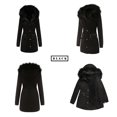 thumbnail image 3 of Winter Big Hair Collar To Overcome Women's Casual Jacket New Fleece-lined Thickened Cotton Coat Women's Large Size Cotton Clothes, 3 of 3