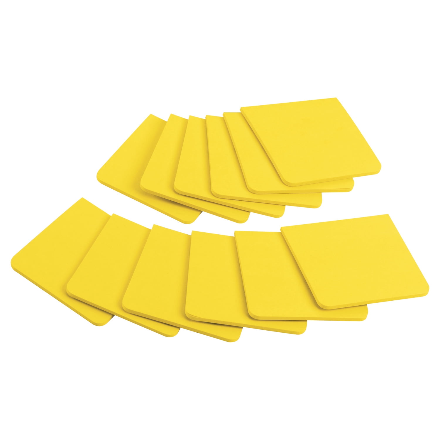 3M Post-it Strong Adhesive Sticky Notes - Yellow, 3x1 Inches, 90 Sheets Per Pad (2 Pads)
