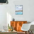thumbnail image 4 of 12x16 Inch Modern Navy Blue Canvas - Bathroom Wall Art with Coastal Beach and Ocean Prints, 4 of 7