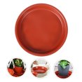 thumbnail image 4 of HEALEEP 10 Pcs Soucoupe de Pot de Fleurs en Plastique Rouge PP Rond Accessoire de Collection de Plantes, 4 of 6