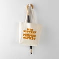thumbnail image 5 of CafePress - Med Student Powered By Pumpkin Spice Tote Bag - Unisex Canvas Tote Bag, Beige, 1-Piece, 5 of 7